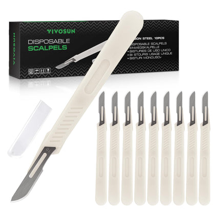 VIVOSUN #10 High-Carbon Steel Blades for Cutting Plants and Propagation