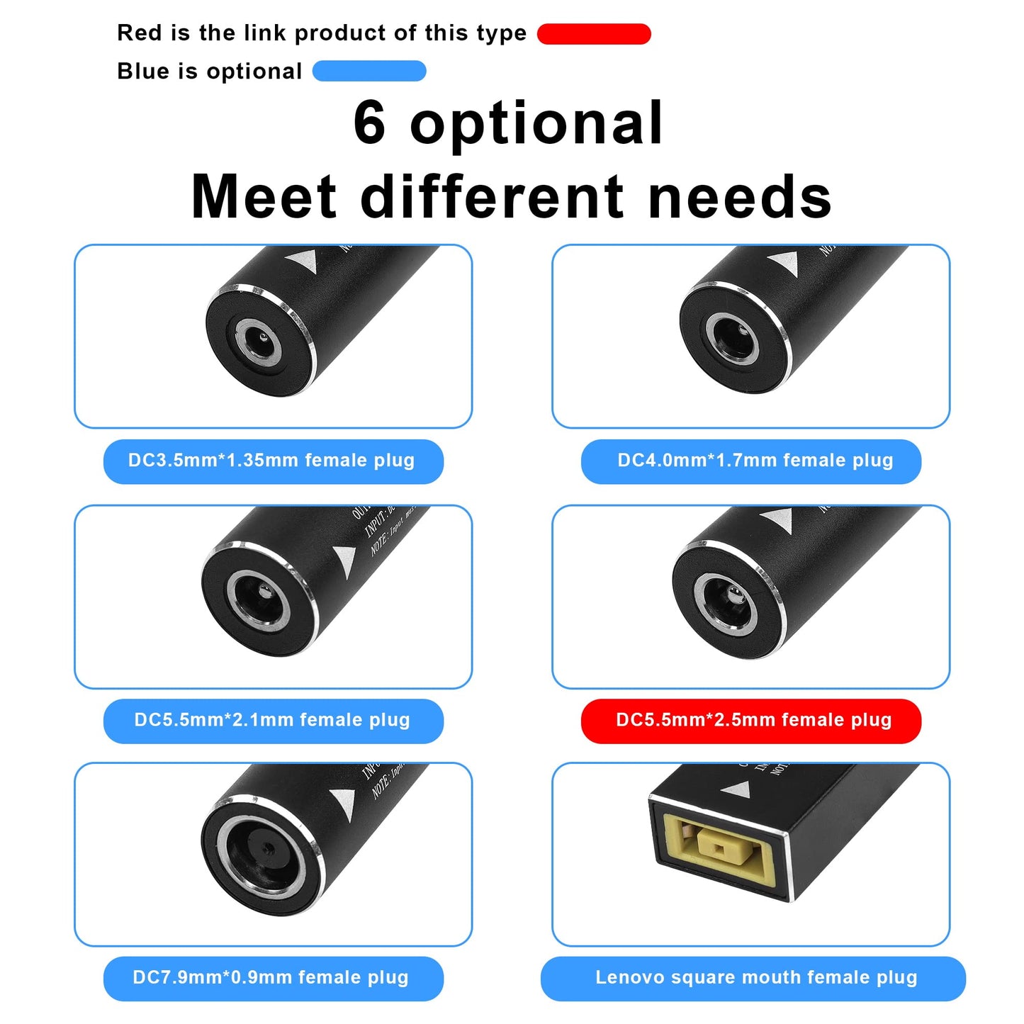GINTOOYUN PD65W DC5525 to USB-C Charging Cable DC5.5mmx2.5mm Round Female to Type-C Charger Power Adapter Cable for Laptops,Mobile Phones,Tablets, Rechargeables,etc(7Inch)