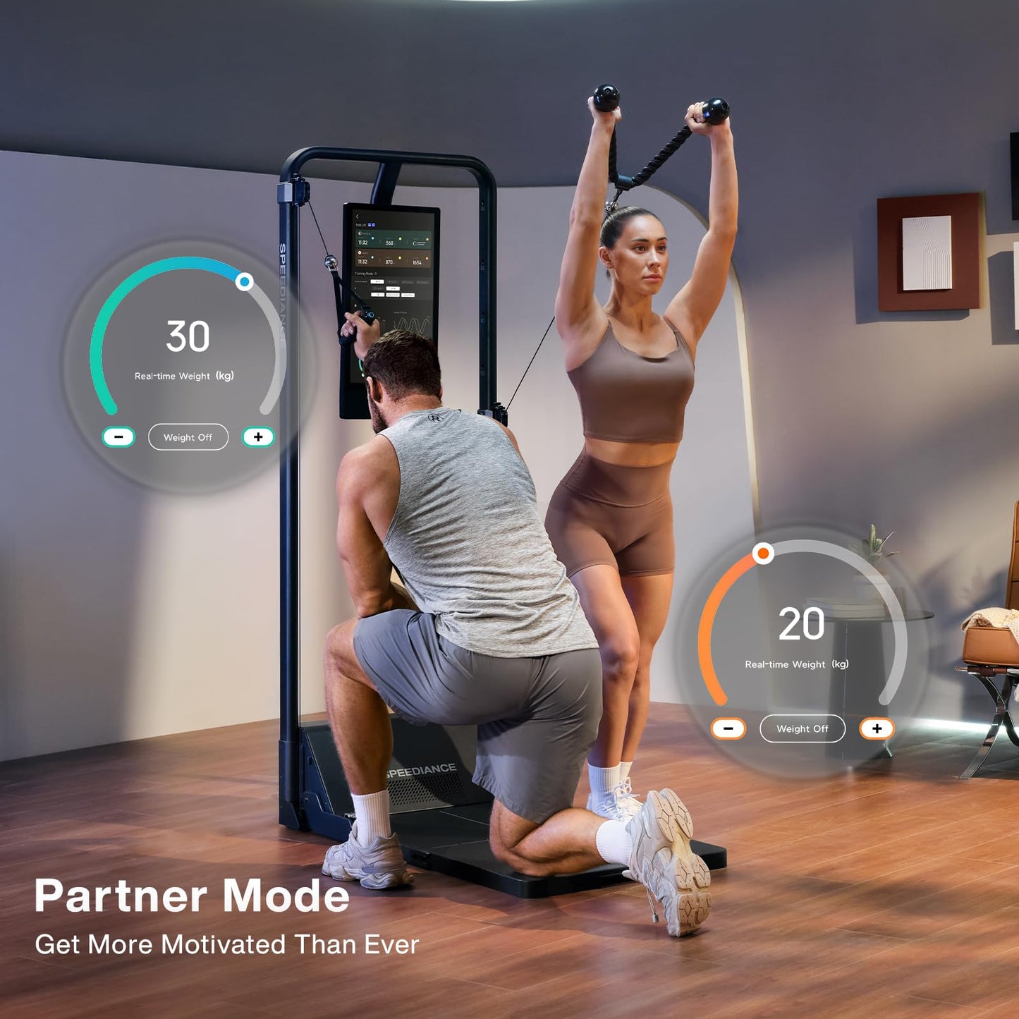 Speediance Home Gym, Smart AI-Powered Multi-Functional Smith Machine for Full Body Strength Training, All-in-one Gym Equipment, Digital Weight System, Workout Station, Squat Rack, Gym Monster 2