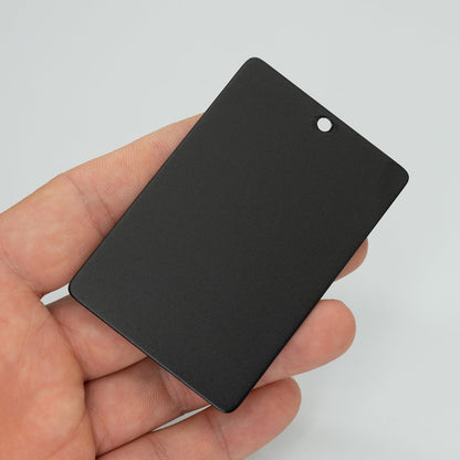 StayMax Anodized Aluminum Engraving Blanks 2x3 Inch 25 Pack (Black)