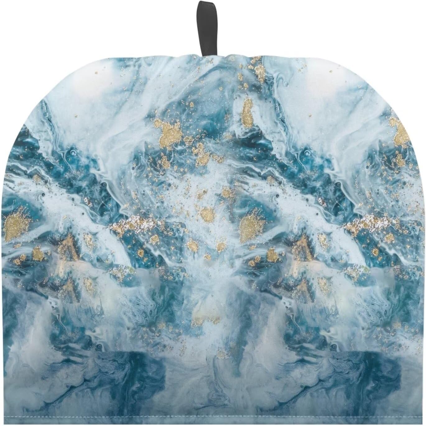 Hudotybom Marble Print Tea Cozy - Insulated Large Teapot Cover, Machine Washable for Kitchen Home Decorations