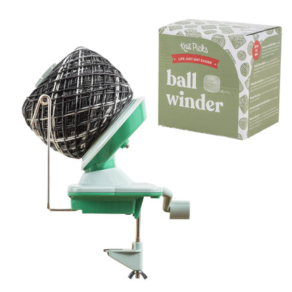Knit Picks Yarn Ball Winder for Knitting and Crocheting (Green)