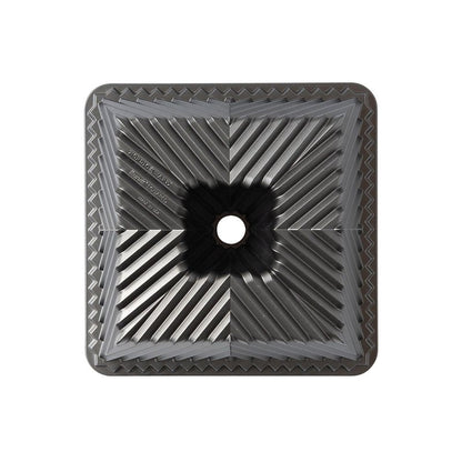 Nordic Ware Bundt Squared Pan, 10 Cup, Graphite