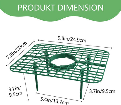 ANGTUO 10 Pack Square Strawberry Supports for Garden Strawberry Plant Support Strawberry Stand Holder Strawberry Racks
