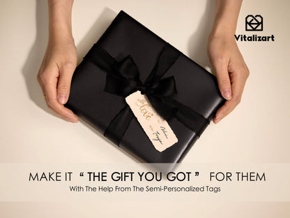 Vitalizart Black Matte Metallic Wrapping Paper Set 17" With Silk Satin Ribbon & Gift Tags Christmas Gift Wrapping Birthday Baby Shower Wedding Bouquets Handmade Crafts 197"(16.4 Ft) Black Ribbon