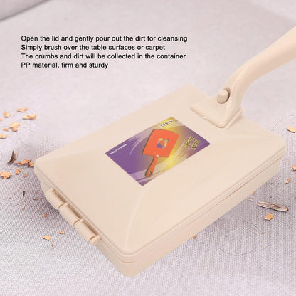 Handheld Carpet Debris Sweeper Brush with Double Rollers, Dust Cleansing Brush for Bed Sofa Furniture Clothes