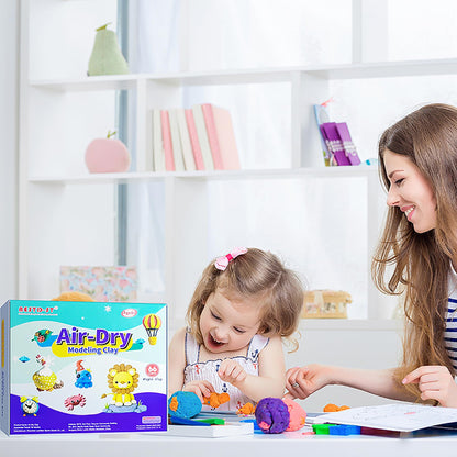 Aestd-ST Air Dry Clay 66 Colors, Modeling Clay for Kids, DIY Model Magic Clay, Molding Clay Kit with Sculpting Tools, Non-Sticky Soft and Super Light, Arts and Crafts Gift for Boys Girls Kids