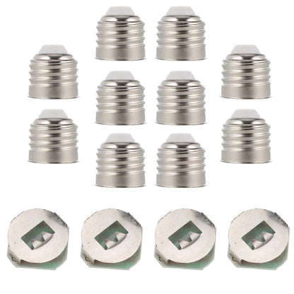 Light Bulb Accessories Kit with Led Chip Bases and Caps for Diy Resin Bulbs Lamp Parts Supply for Home Decorative Lighting Party Crafts