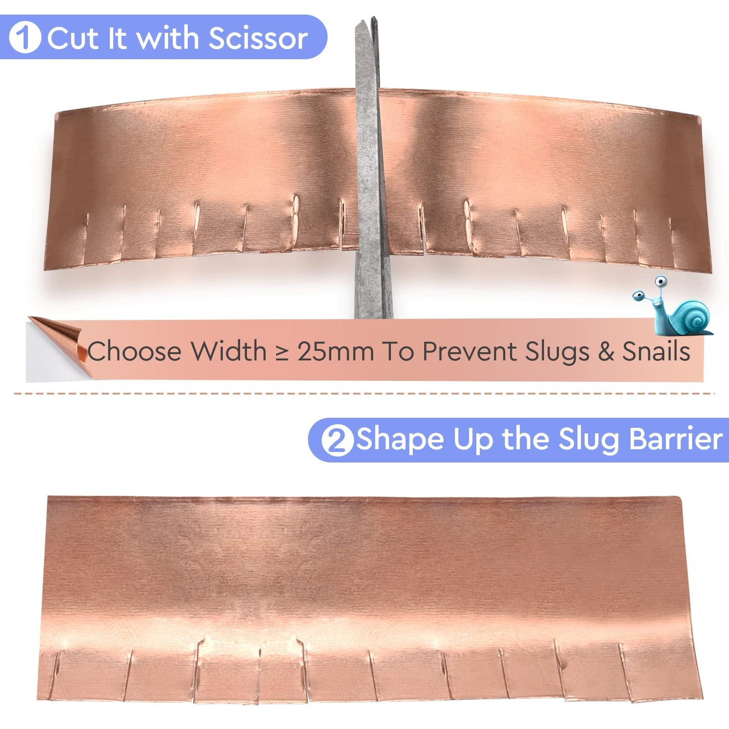 Conductive Pure Copper Tape Double Sided Adhesive Copper Foil Tape for Stained Glass, Guitars, EMI Shielding, Electric Connections, Repairs, Grounding, Crafts (4, 0.2/0.24/0.3/0.4INCH*66FT)