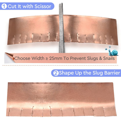 Conductive Pure Copper Tape Double Sided Adhesive Copper Foil Tape for Stained Glass, Guitars, EMI Shielding, Electric Connections, Repairs, Grounding, Crafts (4, 0.2/0.24/0.3/0.4INCH*66FT)