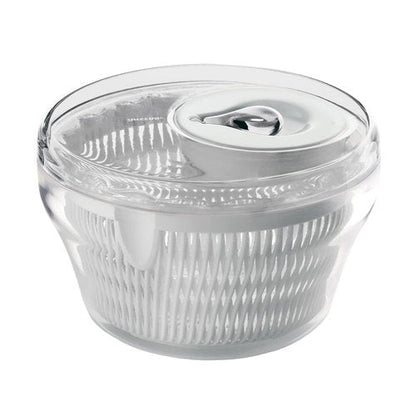 Guzzini Latina Large Transparent Salad Spinner, 11-Inches