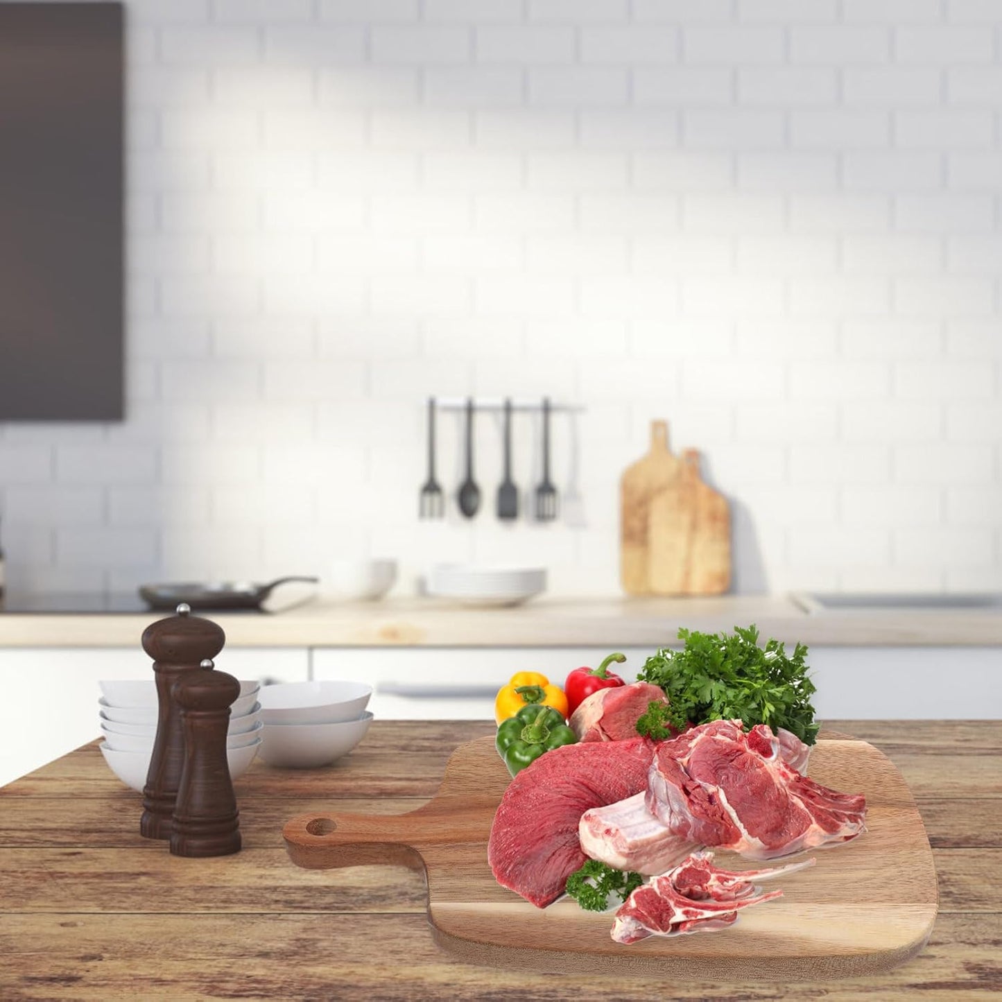Food Cutting Board, Vegetable and Fruit Chopping Board for Kitchen Use