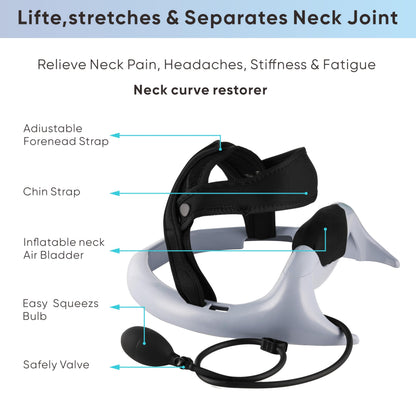 ECOGUN Posture Neck Exercising Cervical Spine Hydrator Pump - Relief for Stiffness, Restores Neck Curve