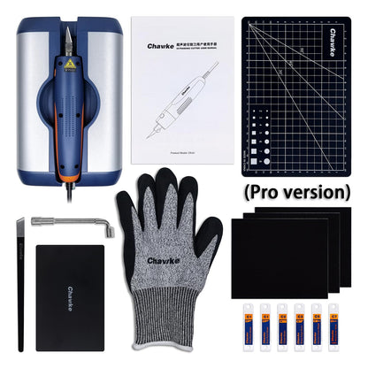 Chawke Profession 65W Ultrasonic Cutter Knife 40kHz Vibration Cutting 3D Print Resin, Dental Model Plastic, Car Modification Carbon fiber Acrylic Trimming Deburr DIY Power-driven Tools (Pro Version)