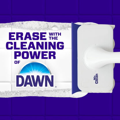 Mr. Clean Magic Eraser - All-in-One Bathroom Cleaner Kit | 1 Scrubber & 2 Foaming Erasers, Lemon Scent