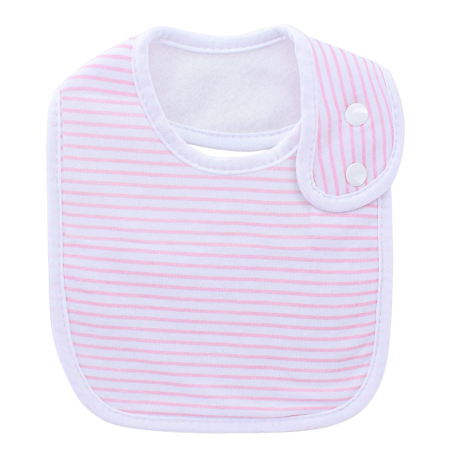 Hakochia Waterproof Baby Bibs Organic Cotton Soft Absorbent Baby Bandana Drool Bibs With Adjustable Snaps for Girls Teething and Drooling 3-36 Months