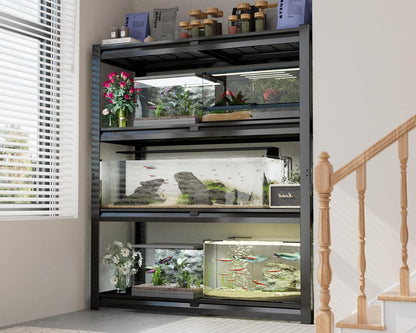 PrimeZone Heavy Duty Garage Shelving - 2200 LBS Capacity | Adjustable 4-Tier Metal Rack 40" W X 20" D X 60" H