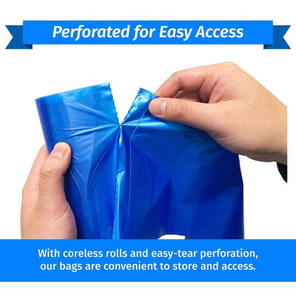 Reli. SuperValue 33 Gallon Recycling Bags (120 Count) Made in the USA - Blue Trash Bags, 30-33 Gallon | Recycling, Garbage | 33Gal with 30Gal - 35Gal Capacity