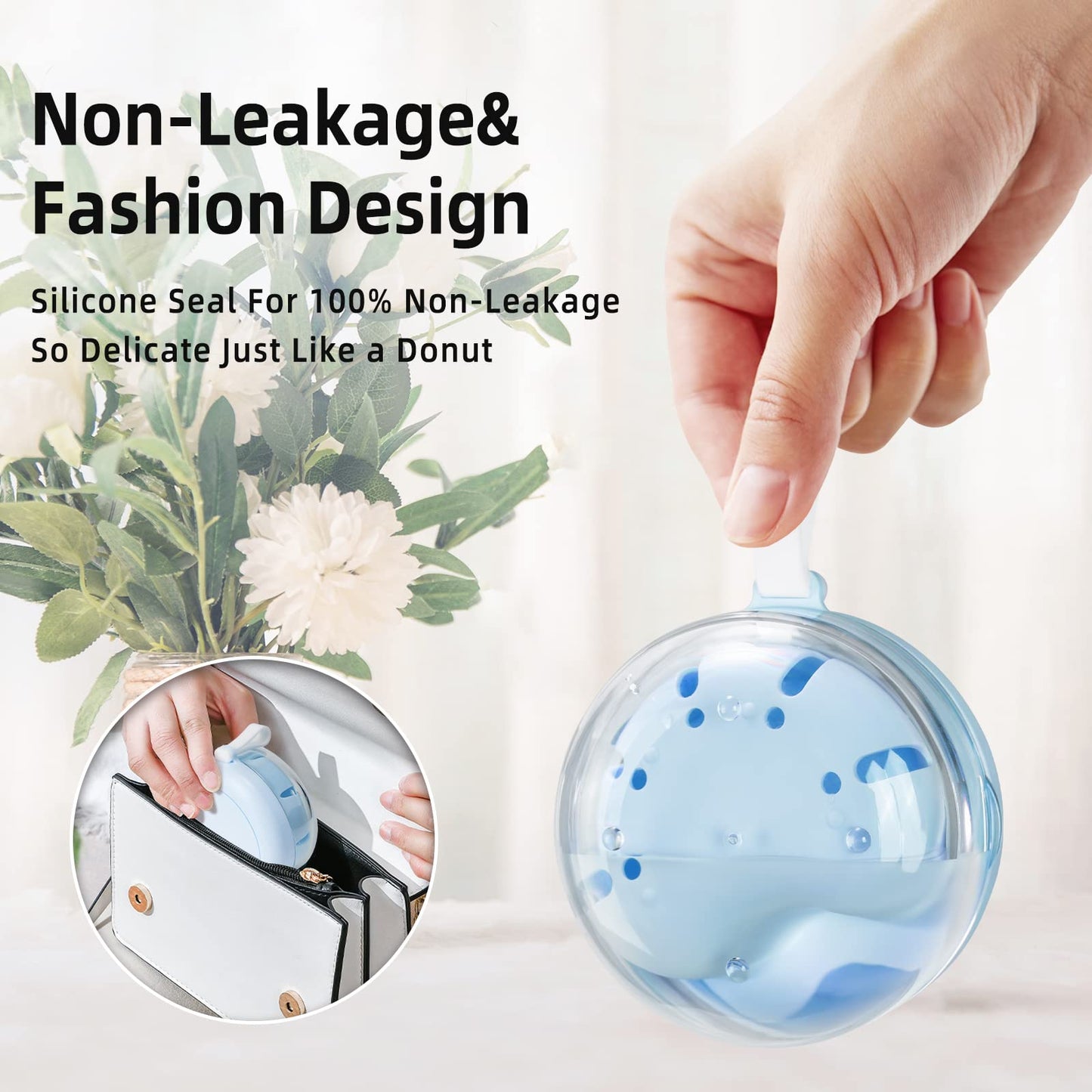 Netceem Leak Proof Denture Cup Kit Portable Retainer Case Perfect for Travel, Denture Case Container Cleaning Care for Dentures Aligner Mouth Guard with Denture Brush,Strainer, Removal Tool and Mirror