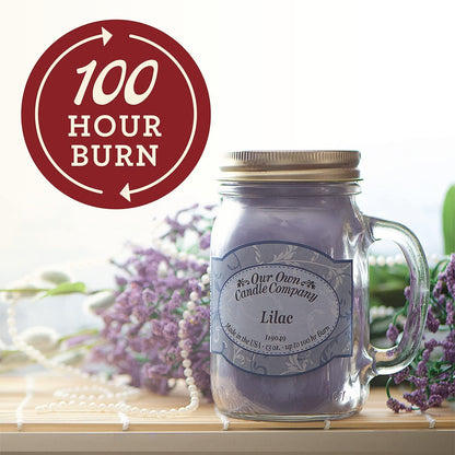 Our Own Candle Company, Buttercream Scented Mason Jar Candle, 100 Hour Burn Time, 13 Ounces