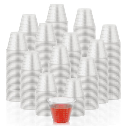 Lilymicky 1000 Count 1 oz Disposable Medicine Cups, 1 oz Plastic Med Cups For Mixed Pills, Medication Measuring, Resin Mixing