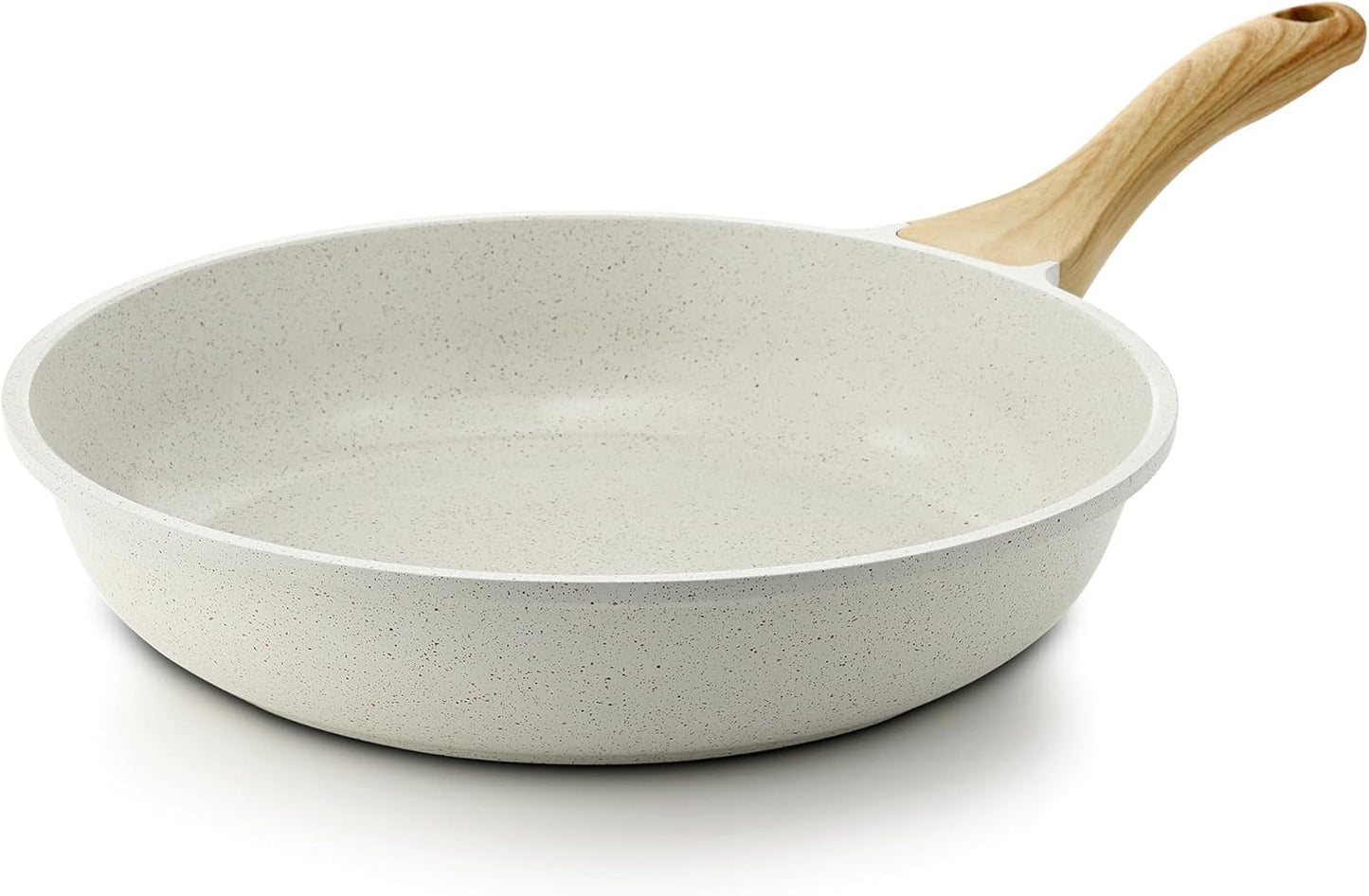 12.5 Inch SENSARTE Nonstick Ceramic Frying Pan Skillet, Omelet Pan, Healthy Non Toxic Chef Pan, Induction Compatible