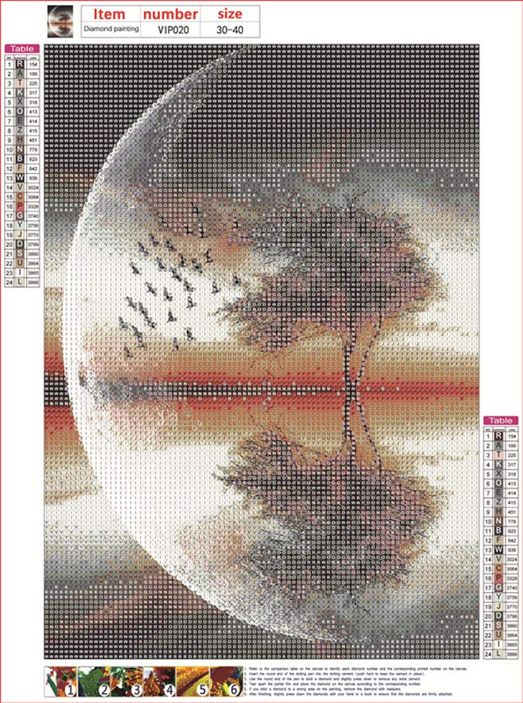 MMAHD 5D DIY Diamond Art Painting Kits for Adults,Moon Tree Full Drill Embroidery Paintings Rhinestone Pasted DIY Painting Cross Stitch Arts Crafts for Home Wall Decor 11.8×15.8Inches