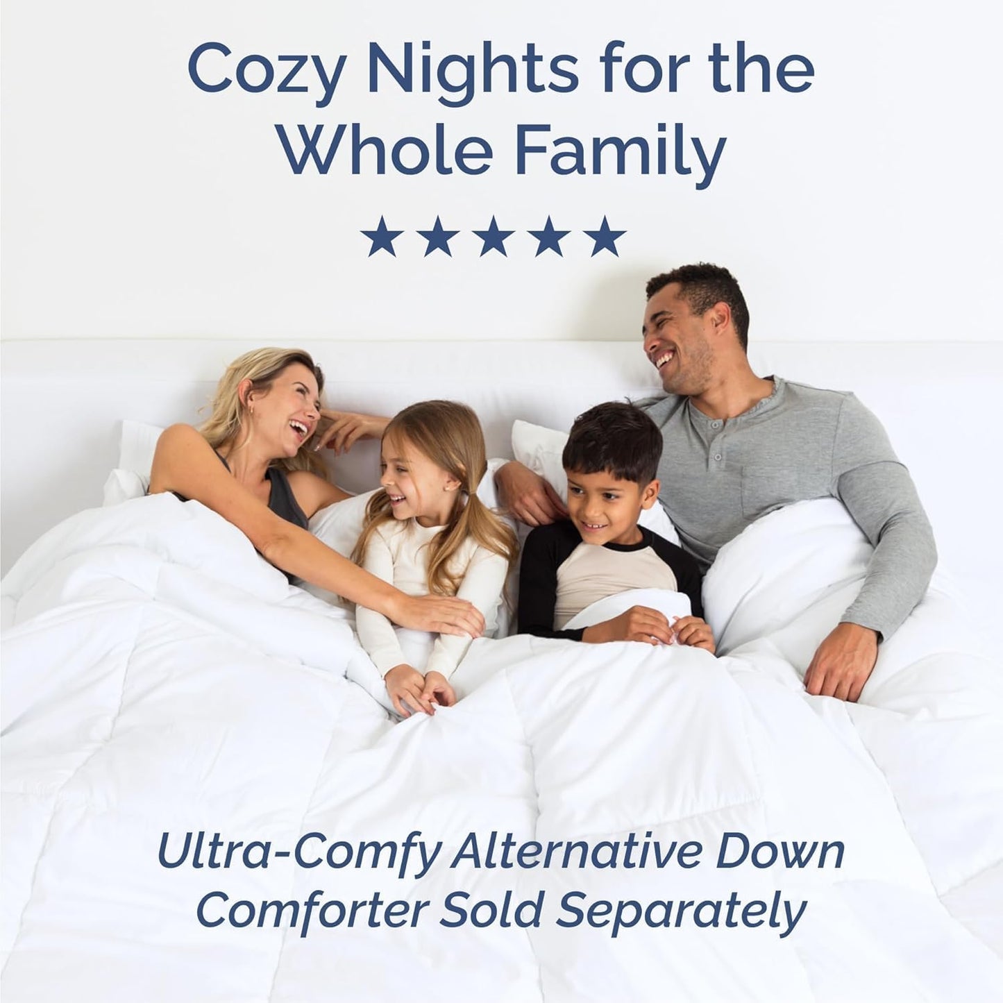 Queen Size 4-Piece Sheet Set | Skiennix Comfy Breathable Cooling Bed Sheets - Ultra-Soft, Deep Pockets, Wrinkle-Free - Hotel Luxury White