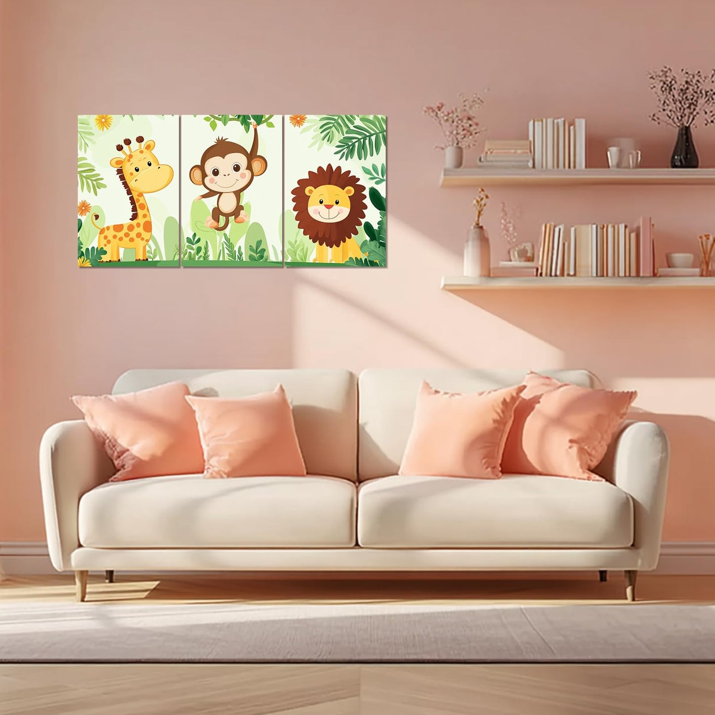3 Piece Paint by Numbers Kit for Kids Easy Kid Paint by Number Kits Ages 8-12 Animal DIY Painting Kits for Kids Age 4-8 Beginner Paint by Number Canvas with Frame Children Color by Numbers Kit 8x12 In