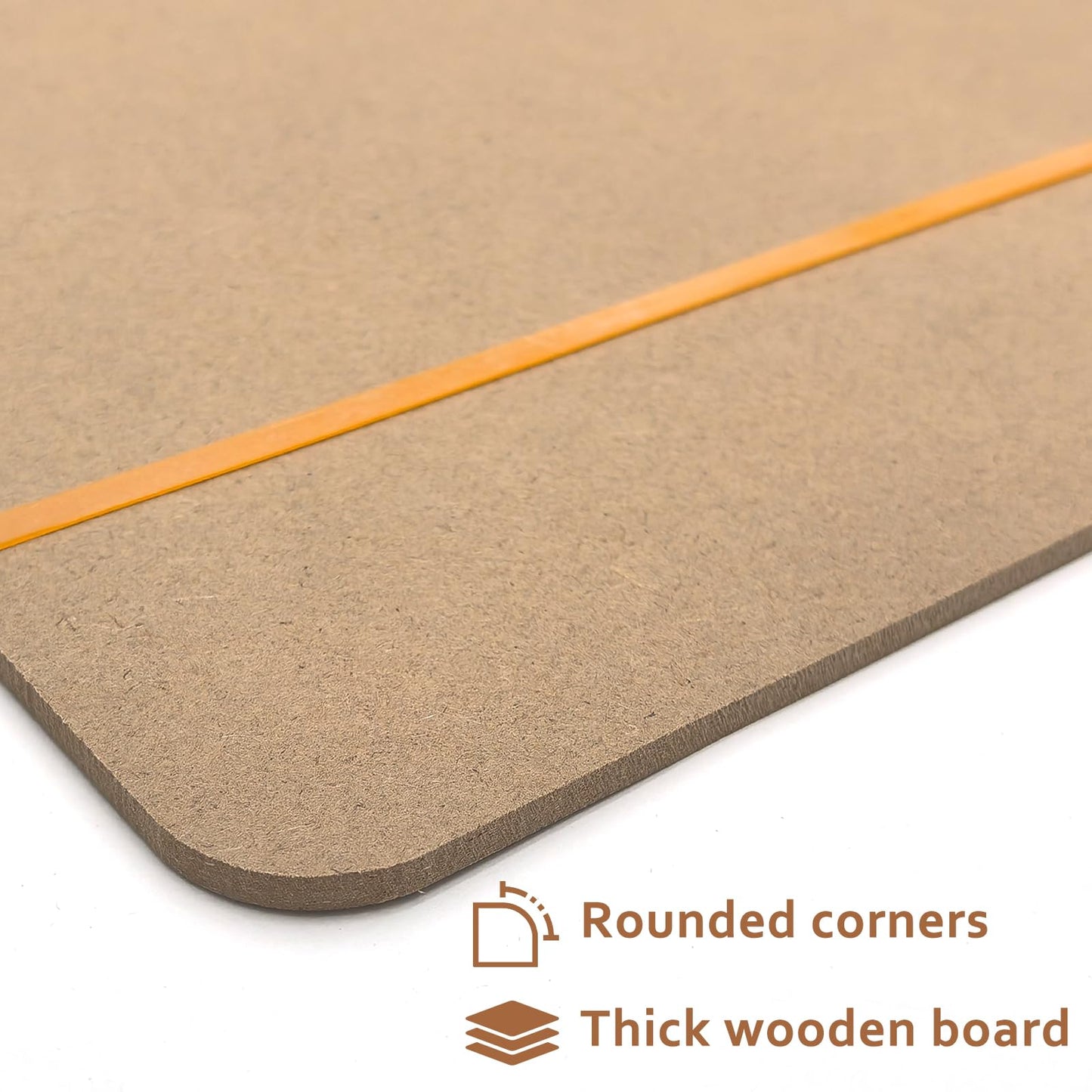23" x 26" Drawing Board Large Sketch Board with Handle, Wooden Art Clipboard with 2 Sturdy Clips & Elastic Bands, Lightweight Artist Tote Board for Sketching, Drafting, Drawing & Painting