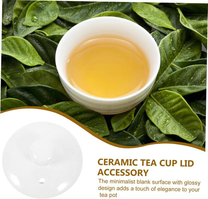 PRETYZOOM Tea Cup Lid Replacement for Tea Kettle, Retro Teacup Cover