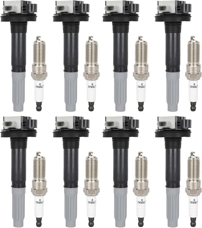 ECCPP 3 ignition coils with 3 iridium Spark Plugs,UF808,coils packs,for Smart Fortwo 2016-2017 0.9L‎224332428R,UF-808