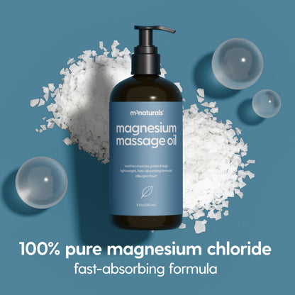 M3 Naturals Firming Body Massage Oil with Collagen & Stem Cell – Helps Smooth The Appearance of Cellulite & Improve Skin Texture – Refreshing Aromatherapy Body Oil for Legs & Full Body – 16 Fl Oz