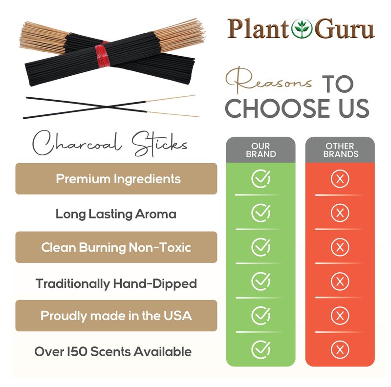 Pumpkin Spice Incense Sticks 11" - 1 Bundle 85 to 100 Sticks - Smooth and Clean Long Burn Time, 45 to 60 Minutes.