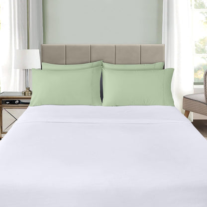 Utopia Bedding King Pillow Cases | 4 Pack - Soft Brushed Microfiber - Fade Resistant 20 x 40 Inches (Sage)