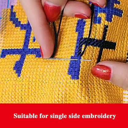 Embroidery Stand, Stainless Steel Needlework Floor Frame, Adjustable Cross Stitch Craft Stand, with 12 Hanging Wire Buckles, Standing Embroidery Lap Table, for Arts Crafts Sewing Needlework
