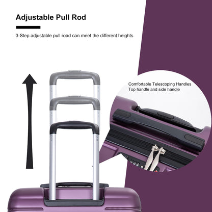 SPOFLYINN Modern, Dark Purple, One Size