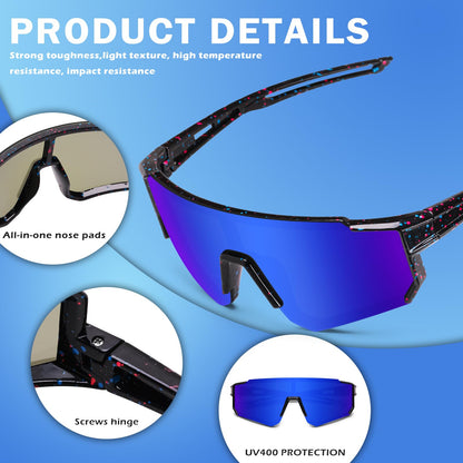 DioKiw 3PACK Kids Sunglasses Polarized Youth Baseball Sunglasses Boys Girls Softball Cycling UV400 Protection Goggles