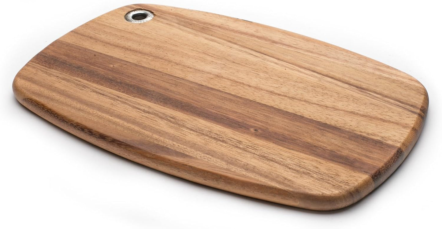 Ironwood Gourmet Acacia Wood Cutting Board, 10.6 x 7-Inch