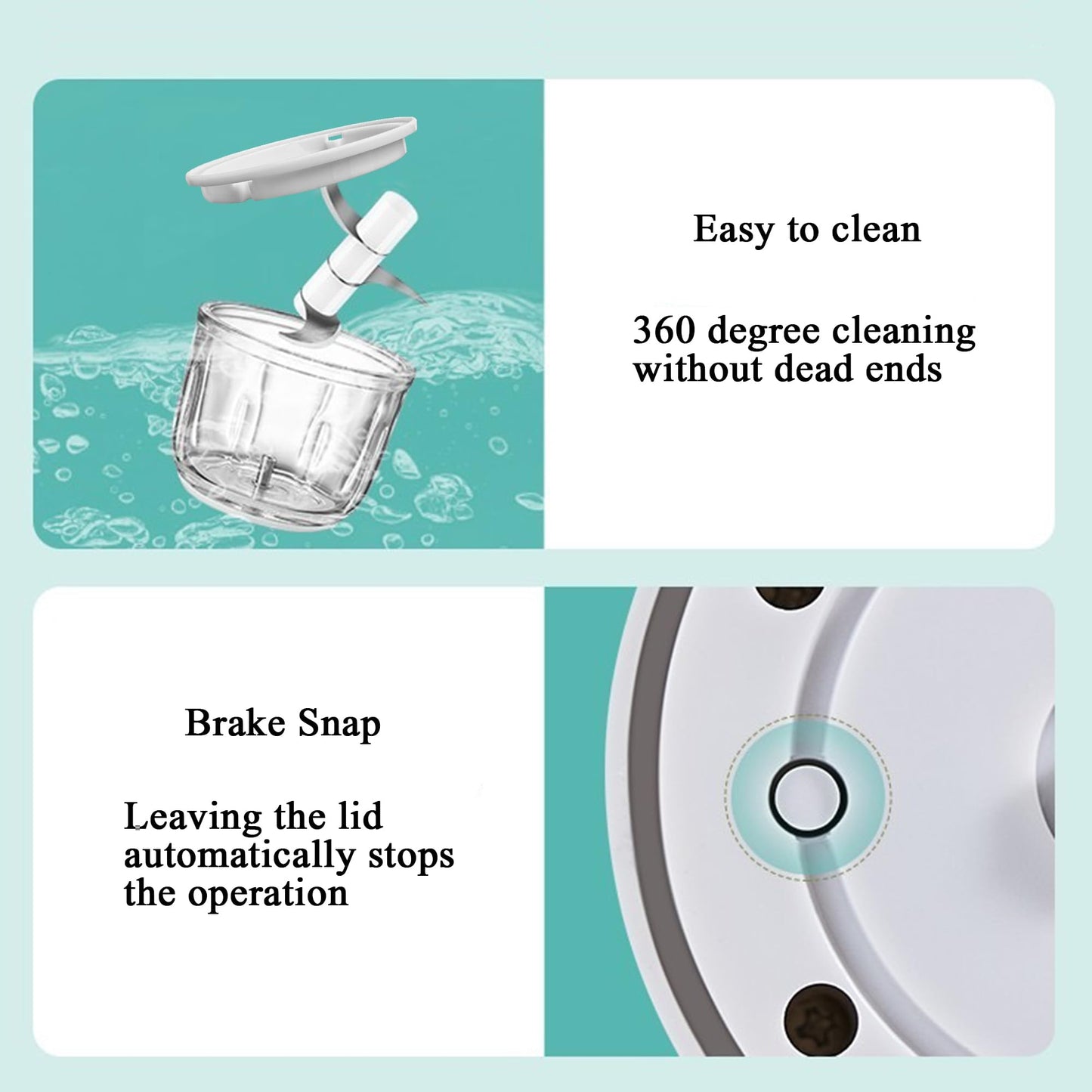 250ML Electric Garlic Chopper, Mini Portable Veggie Choppers, Garlic Grinder Masher Onion Chopper, Blender to Vegetable, Wireless Food Processor for Ginger, Chili, Fruit, Meat, etc