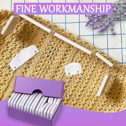 20Pcs Knit Blockers Pins Kit, Knit Blocking Combs for Crochet Knitting Blocking Board Mats, Crochet Blocking Pins for Crochet Projects Sewing Lace Needlework Projects Tool
