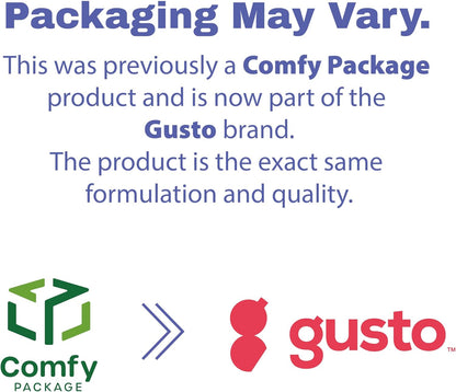 GUSTO [50 Count] 9 Inch Disposable Round Aluminum Foil Pans with Clear Plastic Dome Lids for Baking & Cooking