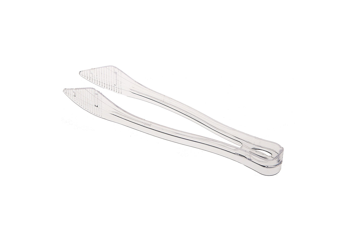 PARTY BARGAINS 8.5″ Clear Plastic Serving Tongs 12-Pack – Heavy-Duty Disposable & Reusable Kitchen Tongs for Parties BBQ Buffet Salad Appetizers Catering