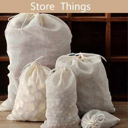 4 Pack (4INX6IN) Nut Milk Bag - Reusable Cheese Cloths for Straining, Cold Brew Coffee & Bone Broth Bags