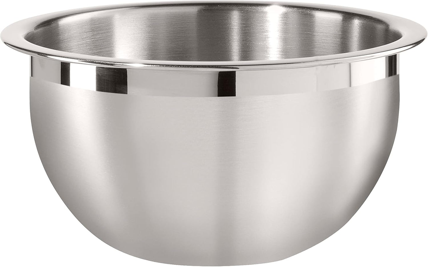 Oggi 3-Quart Two-Tone Stainless Steel Mixing Bowl for Mixing, Making Dough, Dressing Salads, Washing Vegetables