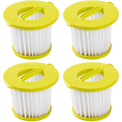 Fette Filter - Vacuum Filter Replacement Compatible with Ryobi ONE+ 18V Models PCL700 PCL704 PCL705 Part # A32F05N A32HF00 Compatible with Hoover BH57400V - Pack of 6