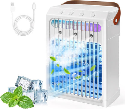 gootu Conditioners,1000ML Conditioner,3 Cooler,2/4/6H OFF,7Color Portable Air Portable AC Unit,Personal Small Air Speed