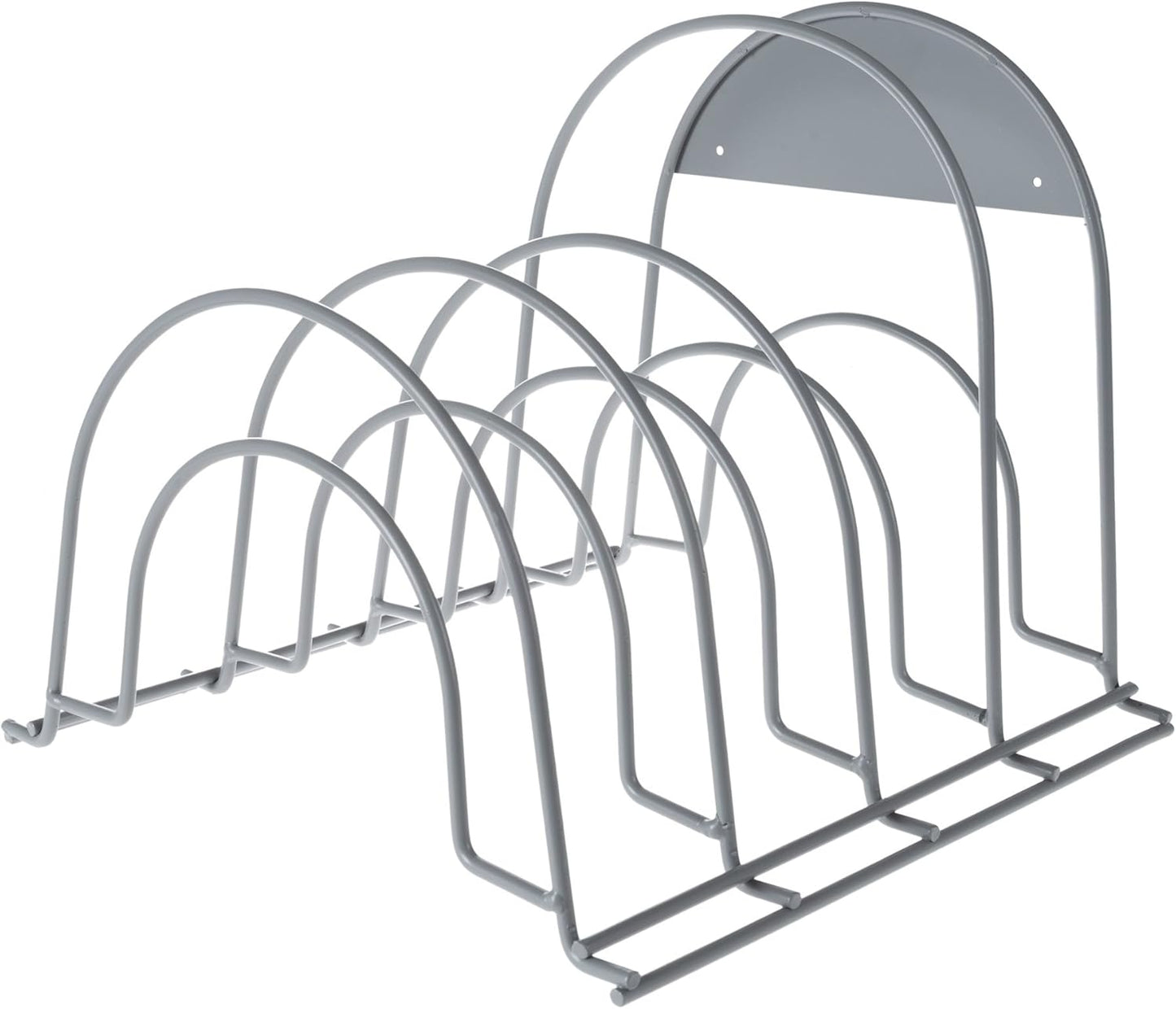 Kitchen Cabinet Organizer and Holder for Pots, Pans, and Lids - Iron Storage Rack by Lavish Home