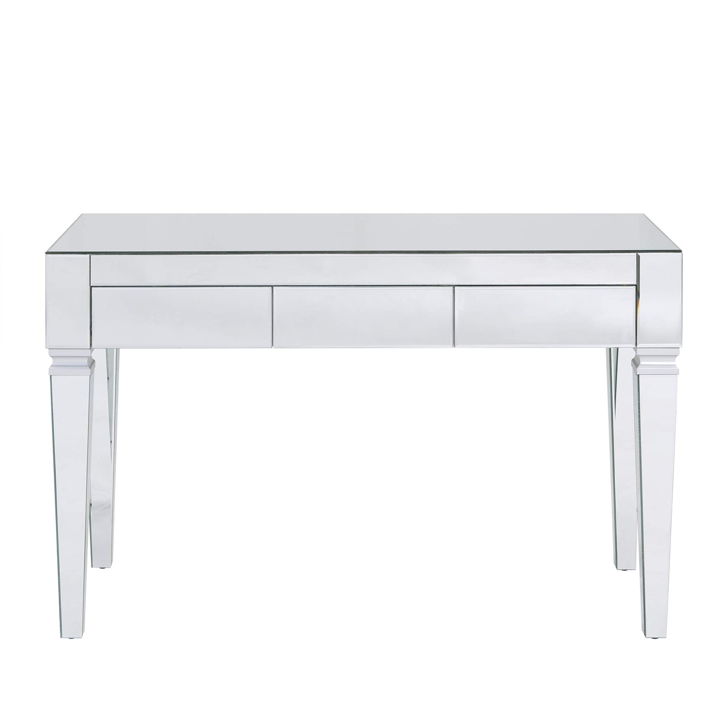 SEI FURNITURE Darien Mirrored Desk, Silver