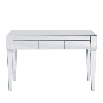 SEI FURNITURE Darien Mirrored Desk, Silver